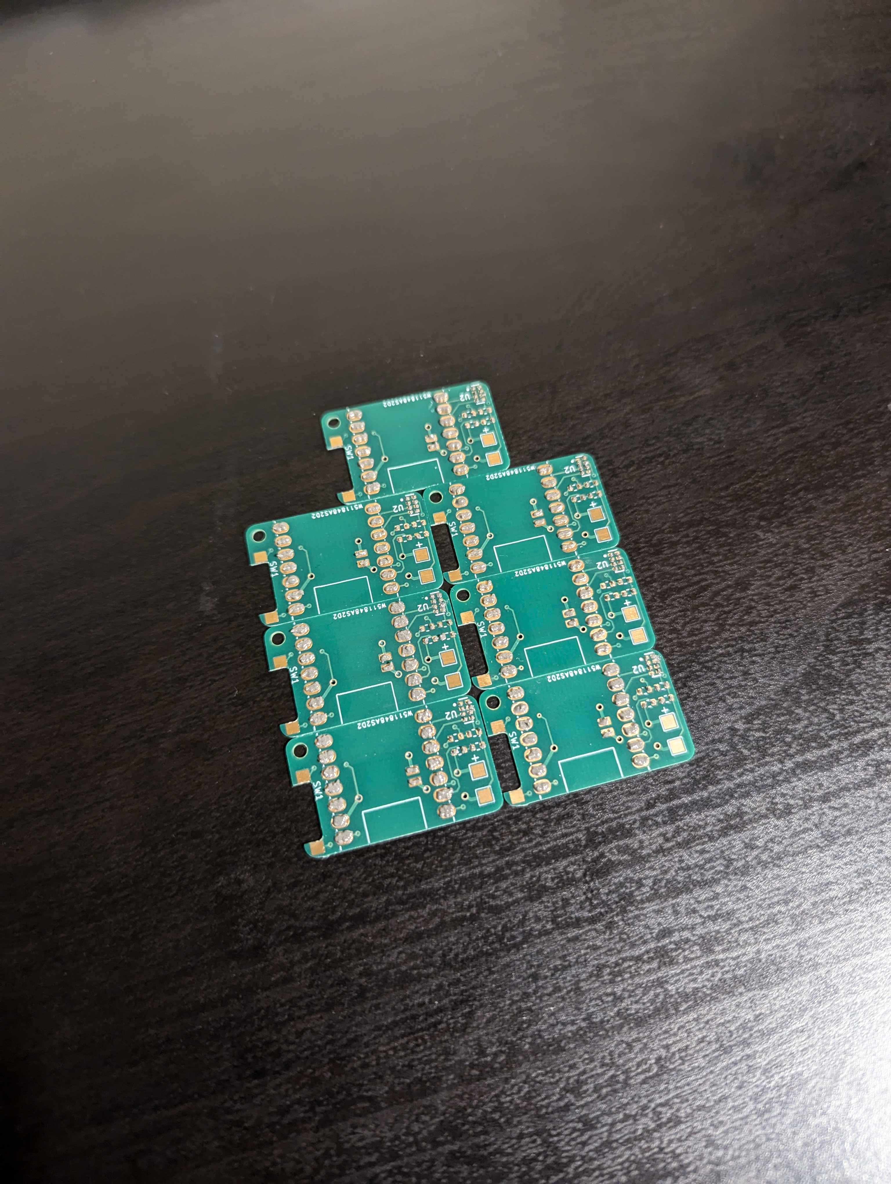 solder paste applied